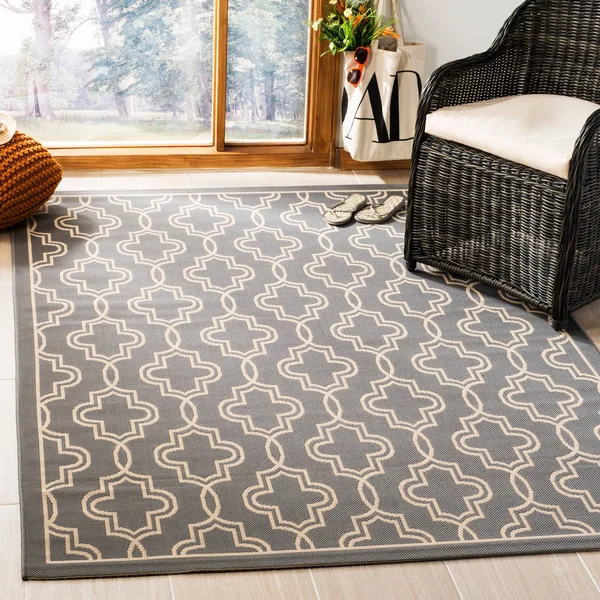 Safavieh Martha Stewart MSR4274-246 6&7x22 x 9&6x22 Anthracite, Beige Area Rug