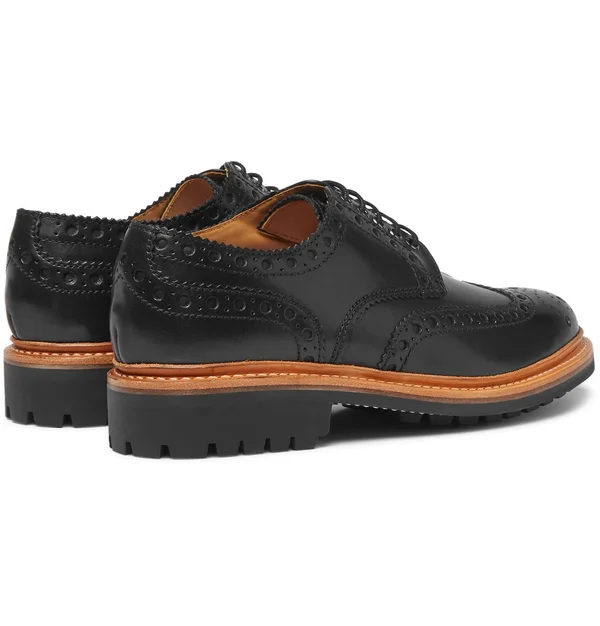 Grenson Black Archie Brogues