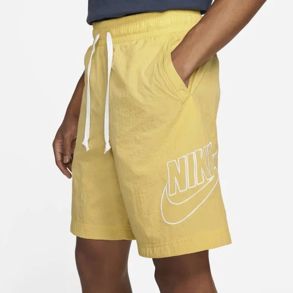 Nike Sportswear Alumni Men's Woven Flow Shorts in Yellow - Size: 3XL, DB3810-700