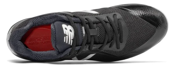 New Balance 4040v4 Metal Low Baseball Cleat - Men's Black/Black