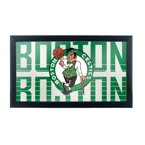 NBA Boston Celtics City Framed Logo Mirror