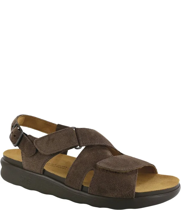 SAS Shoes Huggy Cross Strap Sandal Teddy - 6, M