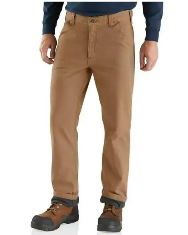 Carhartt Men's Rugged Flex Rigby Dungaree Knit Lined