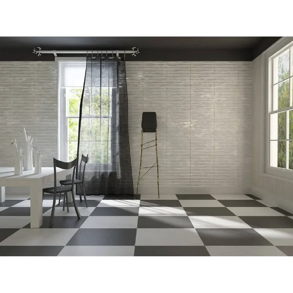 3D Fiber Wall Decor panelling, 20x22x20x22/pc (Lily - 12pc)