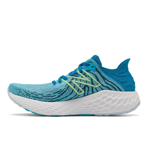 New Balance Women's Fresh Foam 1080v11 Running Shoes - Blue/Yellow (Size 5 Narrow)