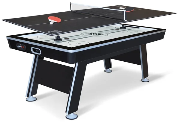 NHL 80-Inch Air Powered Hover Hockey Table with Bonus Table Tennis Top