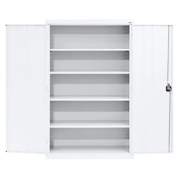 Sandusky Lee EA4R462472-22 Elite Series Storage Cabinet with Recessed Handle - White - 46 x 24 x 72 in.