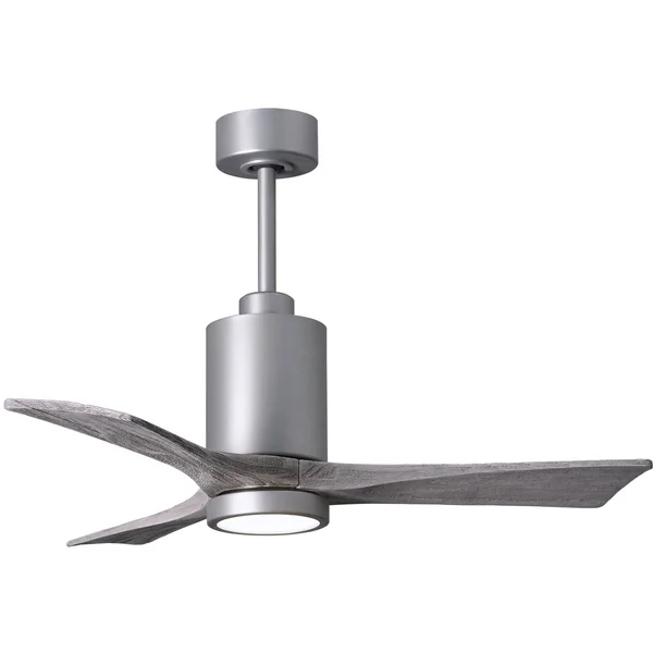 Patricia Ceiling Fan with Light by Matthews Fan Company - Textured Bronze, PA3-TB-BW-60