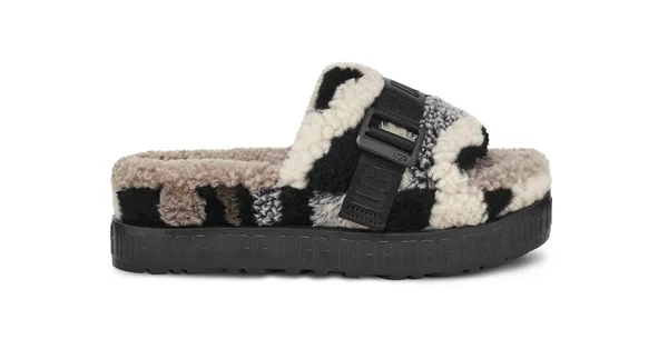 Ugg Women's Fluffita Cali Collage Black/Grey
