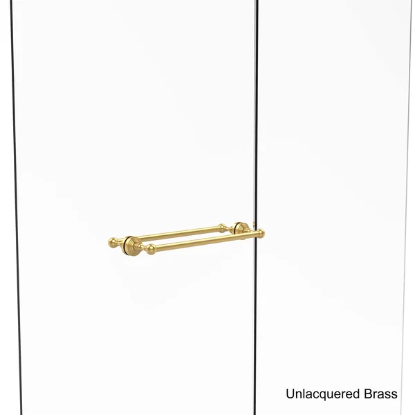 Allied Brass Waverly Place Collection 18 inch Back to Back Shower Door Towel Bar Venetian Bronze