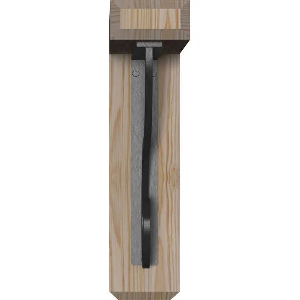 3 1/2 inchw x 14 inchd x 16 inchh Ashford Craftsman Ironcrest Smooth BRACKET - Douglas Fir (1 1/2 inchw x 10 inchd x 12 inchh Iro