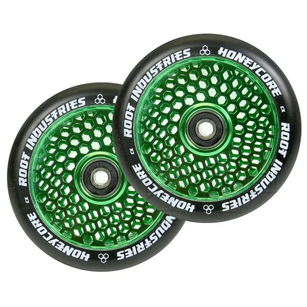 Root Industries - 120mm Honeycore Wheels - Black - Gold
