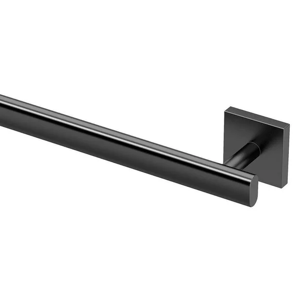 Gatco Elevate 5-Piece Bathroom Accessory Kit with Mirror - Matte Black