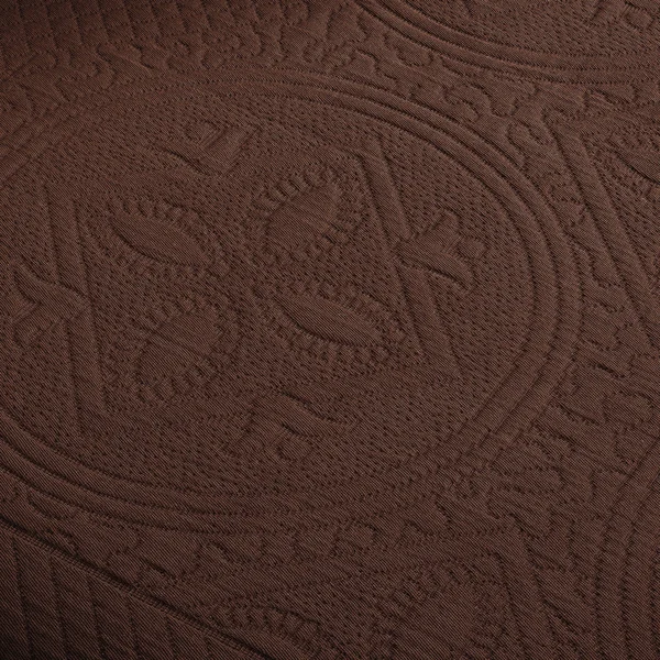 (Platinum - King) - Superior 100-percent Cotton Celtic Circle Scalloped Matelasse Bedspread