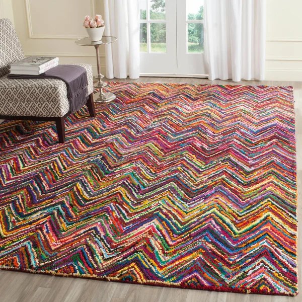Safavieh Nantucket NAN141C 2&3x22 x 12&0x22 Runner Blue - Multi Area Rug