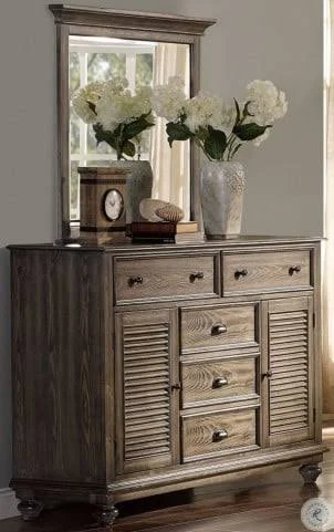 New Classic Lakeport Pewter Mirror 00-220-060-P