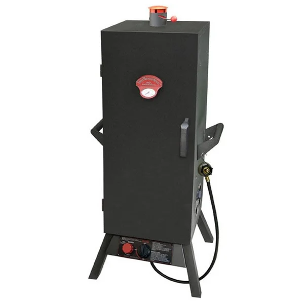 Landmann USA Smoky Mountain Vertical Gas Smoker, Grey, 45.25" x 21" x 21"