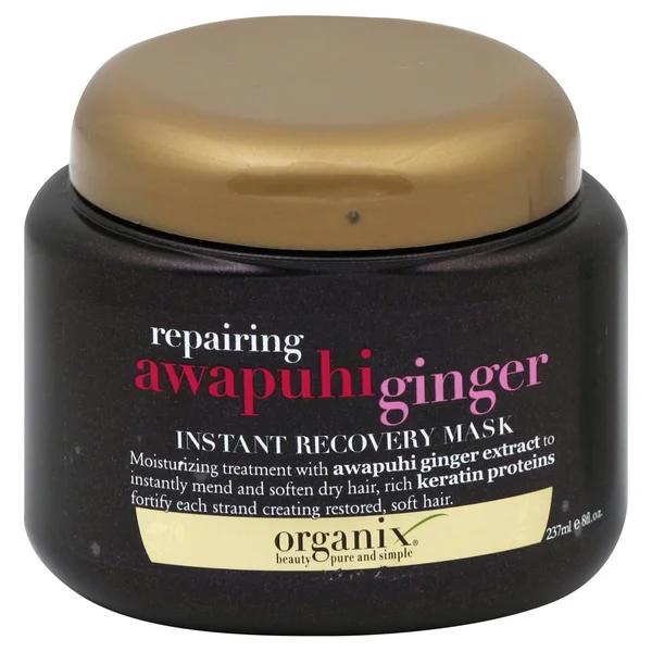 OGX Instant Recovery Mask - Repairing, Awapuhi Ginger - 8 fl oz