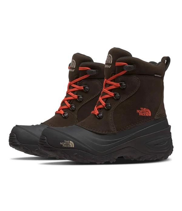 The North Face Chilkat Lace II - Boys 11 Toddler Brown Boot Medium