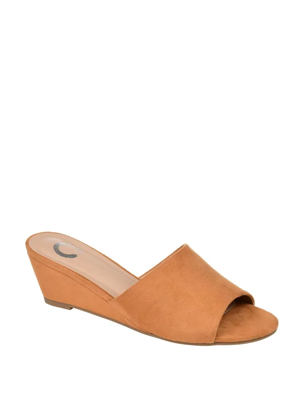 Journee Collection Women's Pavan Slide - Tan
