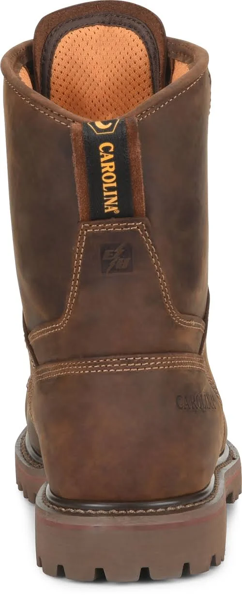 Carolina Men's 8x22 Waterproof Composite Toe Work Boot - CA8528-7.5-2E
