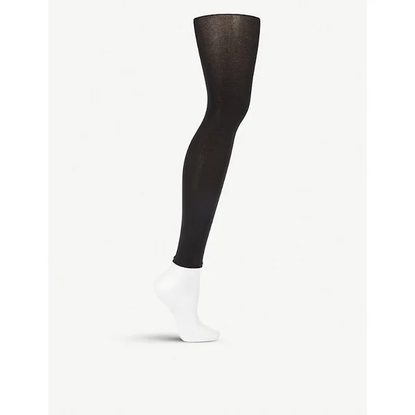 Falke Cotton Touch Leggings, Women's, Size: III, Black - 1