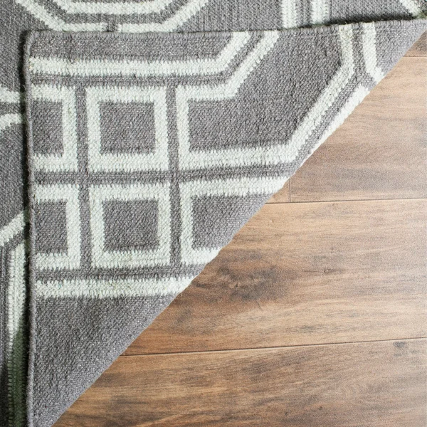 Safavieh 6& x 6& Square Dhurries DHU860B Blue, Orange Rug