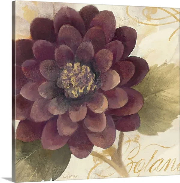 Abundant Floral II, Large Solid-Faced Canvas Wall Art Print, Great Big Canvas