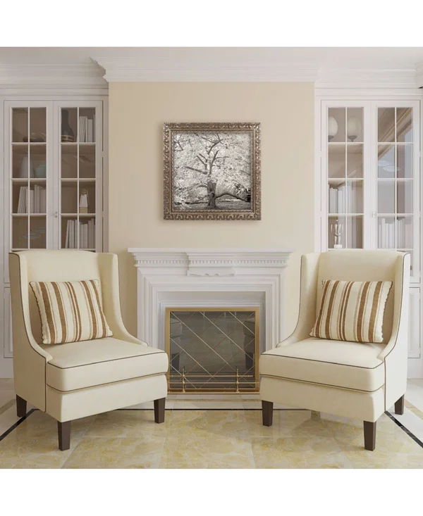 Trademark Fine Art 'Hampton Magnolia II' Canvas Art by Alan Blaustein - Gold Ornate Frame, Bronze