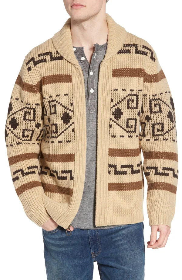 Pendleton Original Westerley Sweater - Men's Tan/Brown - M