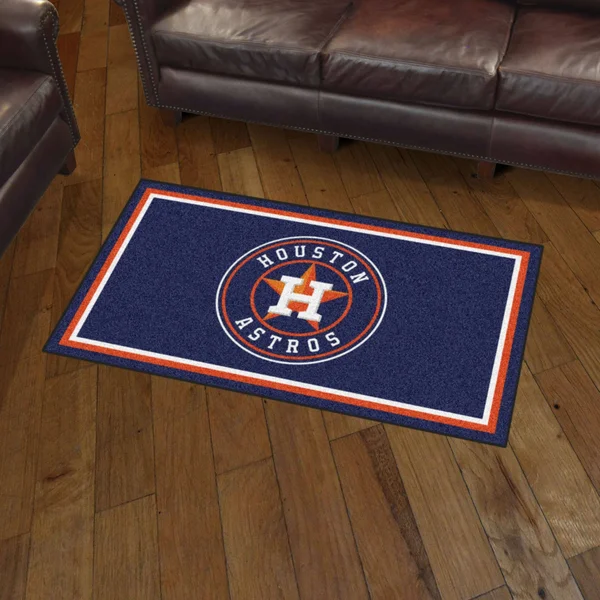 Houston Astros Plush Rug - 3&x5&