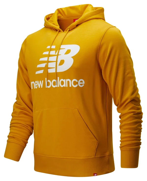 Men's New Balance Essentials Stacked Logo Pullover Hoodie