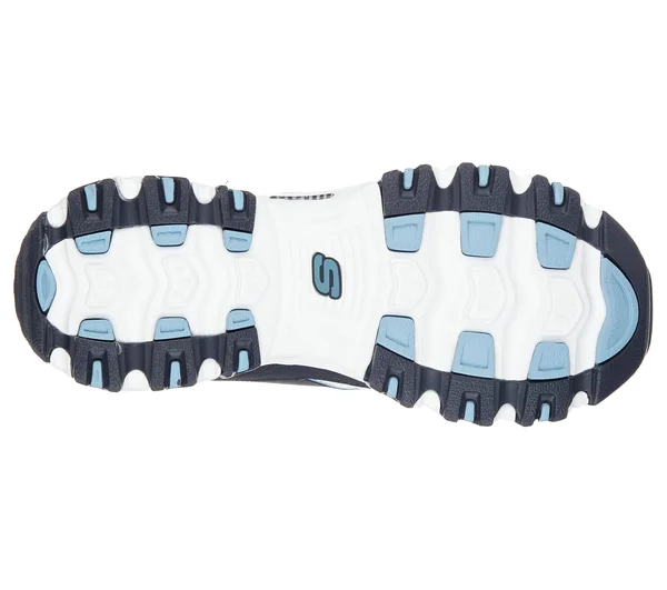 Skechers Women's D&Lites Resilient Sneaker Clog Navy-White 7