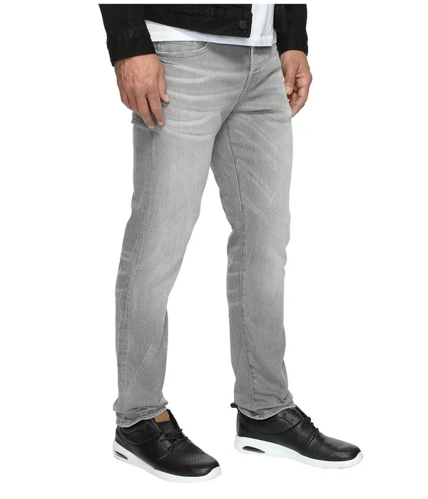 Scotch & Soda - Ralston Sand and Stone Grey Regular Slim Fit Jeans - Denim, Grey, 33/32 - Grey/Grey