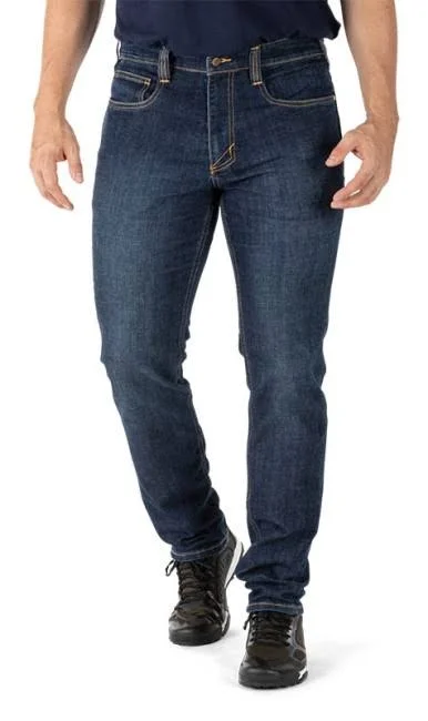 5.11 Tactical Defender Flex Slim Jeans - Men's W28 L36 Stone Wash Indigo 74465-648-28-36