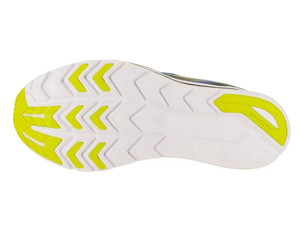 Saucony Kinvara 9 Men's Running Shoes Blue/Black/Citron Size 12.5 Width D - Medium