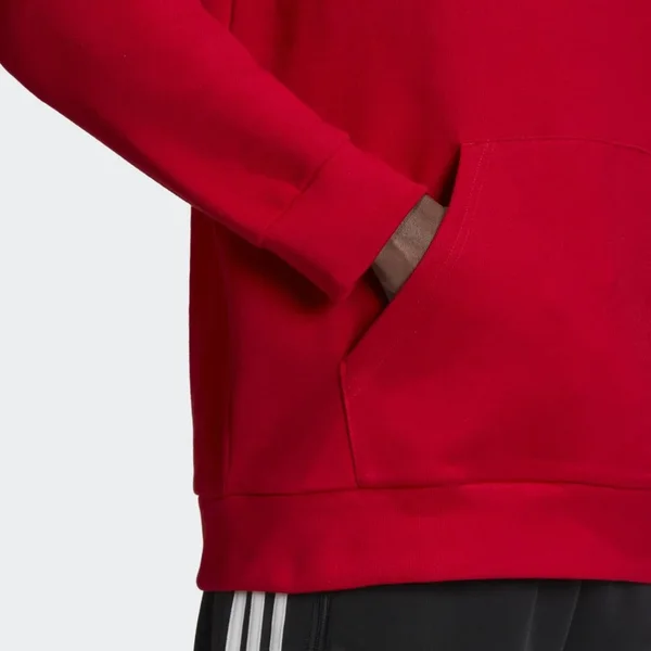 Adidas Men's Originals Trefoil Hoodie GD9924 - Medium, Red