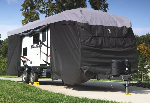 Camco Pro-Shield RV Cover, Travel Trailer, Up to 15& 47920