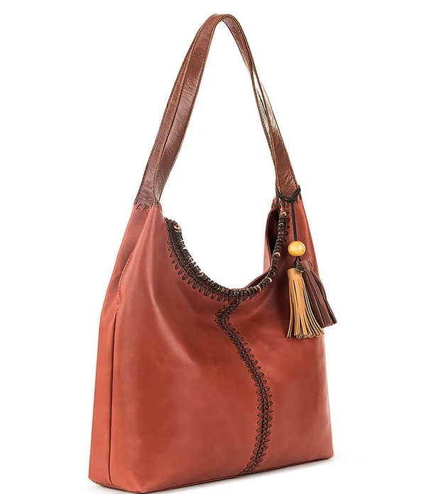 The Sak Huntley Hobo Bag, Indigo Crochet Leather