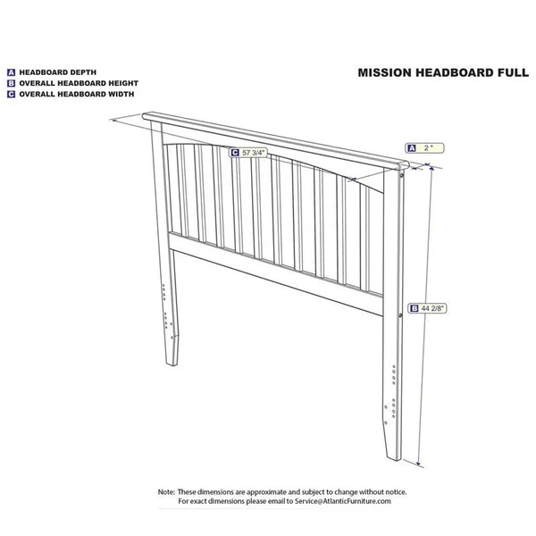 Leo & Lacey Full Spindle Headboard in White - LL-1652742