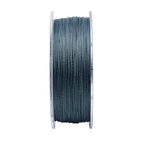 KastKing Superpower Braided Fishing Line, Low-Vis Gray, 65 Lb, 8 Strands, 1097 yds