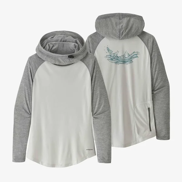 Patagonia Tropic Comfort Hoody - Women's Tail Rise: White - Large
