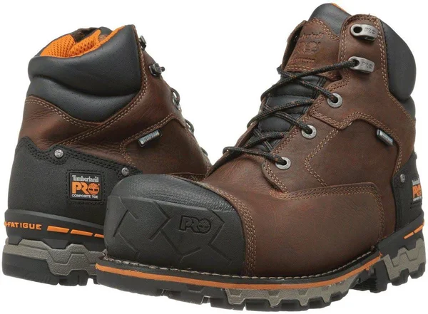 Timberland Pro Men's 6 in. Boondock Composite Toe Waterproof Insulated Work Boot - Brown