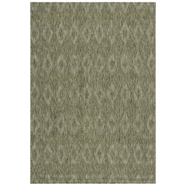 Safavieh Courtyard Marolyn Indoor/ Outdoor Patio Backyard Rug - 7&1 x 7&1 Round - Aqua/Aqua