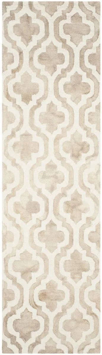 Safavieh 2&-3x22 x 8& Dip Dye DDY537G Beige, Ivory Rug