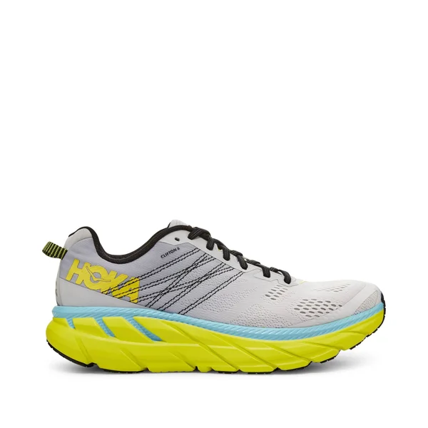 Hoka One One Men's Clifton 6 Shoe - 10.5 - Lunar Rock, Nimbus Cloud