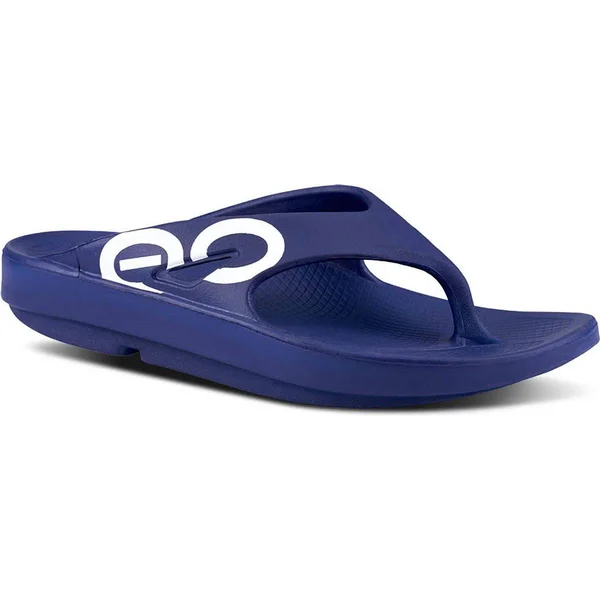 OOFOS OOriginal Sport Thong Matte Navy M6, W8