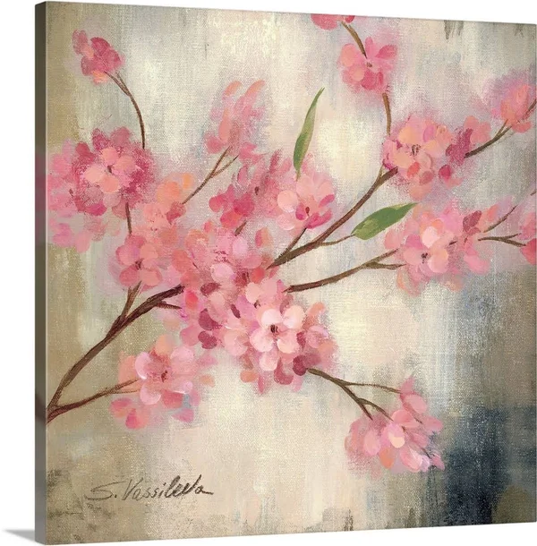 Cherry Blossom I, Canvas Wall Art, 20x20, Great Big Canvas