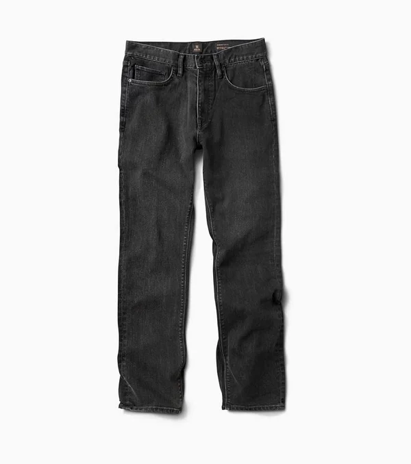 Roark Hwy 128 Straight Fit Denim - Worn Black - 34