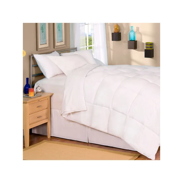 Certified Asthma & Allergy Friendly Down-Alternative Comforter, White, King